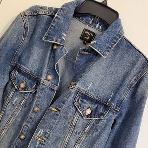 Distressed Jean Jacket